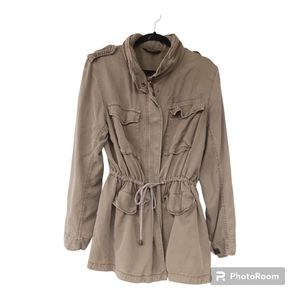 Army green 100% lyocell jacket blazer coat Buffalo brand